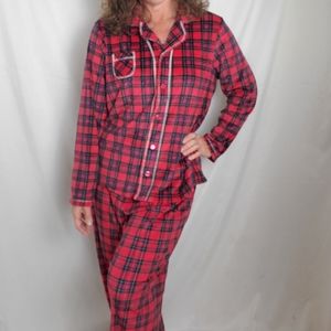 Secret Treasures plaid 2 piece Pajama set